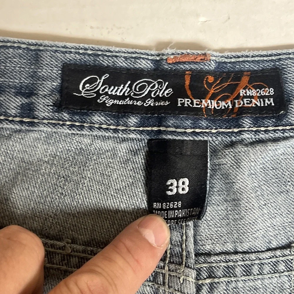 Southpole Jeans Mens 38 38x32 Signature Series Baggy Skater Hip Hop‎ Y2K *READ*